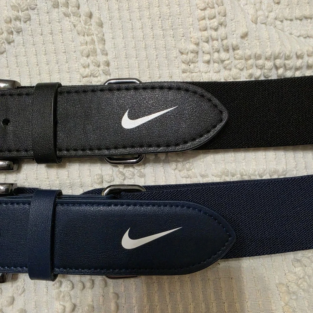 Nike Black And Navy Baseball/Softball Belt One Size Adult Unisex